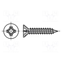 Винт 6,3x25 KRAFTBERG K6.3X25-D7982C-A4