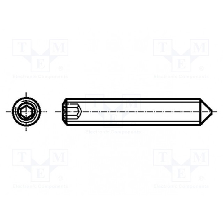 Винт BOSSARD 5815690 (B2.5X4-BN33032)