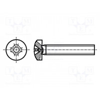 Винт M2,5x6 BOSSARD B2.5X6-BN384