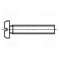 Винт M2,5x8 DIN 85A BOSSARD B2.5X8-BN344