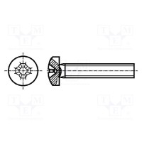 Винт M2x3 BOSSARD B2X3-BN660