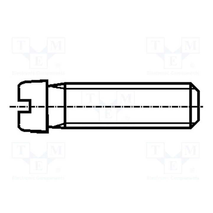 Винт M3x10 Головка цилиндрическая BOSSARD B3X10BN404 (B3X10-BN404)