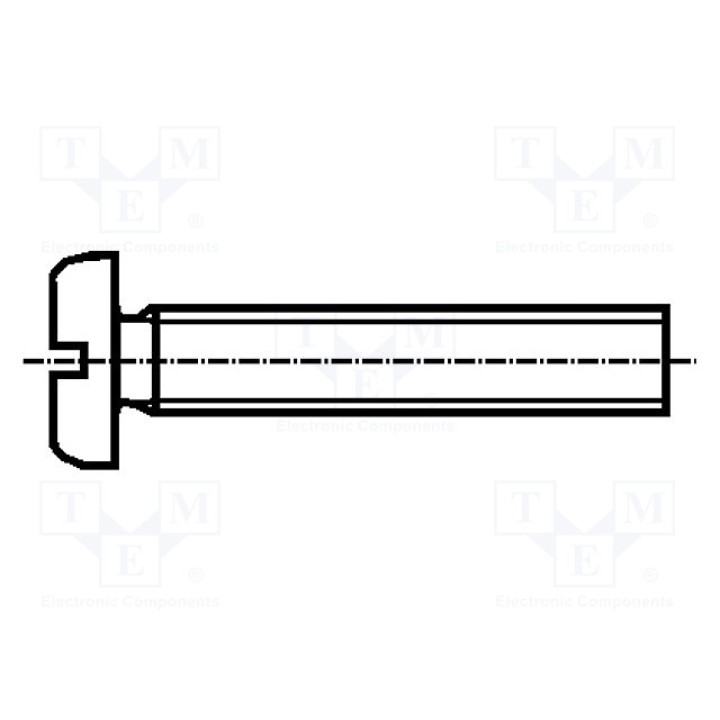 Винт M3x16 BOSSARD 1402005 (B3X16-BN1062)