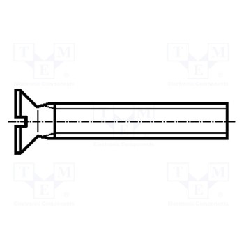 Винт M3x5 DIN 963A BOSSARD B3X5-BN538