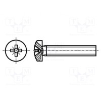 Винт M3x8 BOSSARD B3X8-BN81882