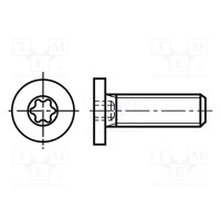 Винт M4x16 Головка цилиндрическая BOSSARD B4X16-BN9524
