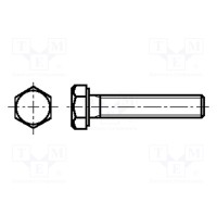 Винт M5x20 DIN 933 BOSSARD B5X20-BN503