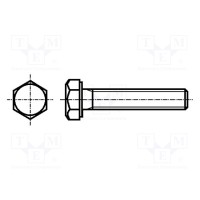 Винт M6x10 DIN 933 BOSSARD B6X10-BN56