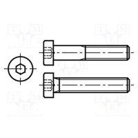 Винт M6x20 BOSSARD B6X20-BN17