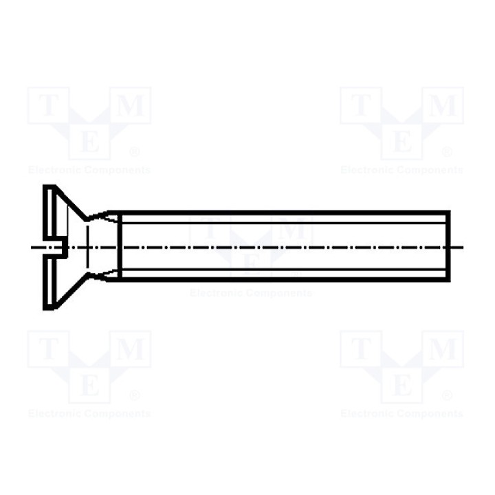 Винт M6x30 DIN 963A BOSSARD S24O-B6X30-BN1066 (B6X30-BN1066)