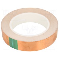 Лента электропроводная W 25мм   CU40-25-33M