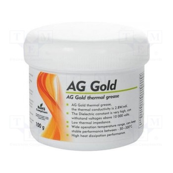 Теплопроводящая паста AG TERMOPASTY PASTA-GOLD-100