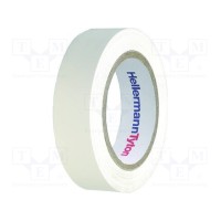 Лента электроизоляционная W 15мм HELLERMANNTYTON HTAPE-FLX-15WH