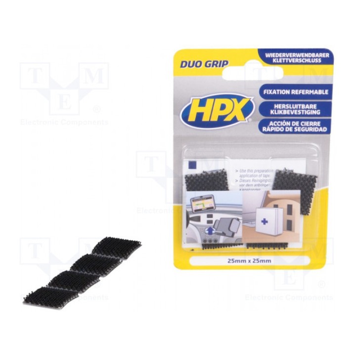Лента монтажная HPX DG1000 (HPX-BDG-2525BK)