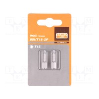 Насадка Torx® BAHCO SA.65I-T15-2P