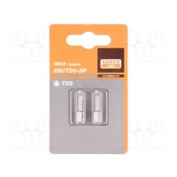 Насадка Torx® BAHCO SA.65I-T20-2P