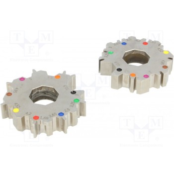 Spare part crimping jaws for coaxial/RF connectors BEX MULTIBEX-M8