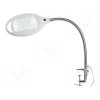 Настольная лупа с подсветкой NEWBRAND NB-LP212LED-W