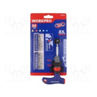 Набор отверток Workpro WP-W021408WE
