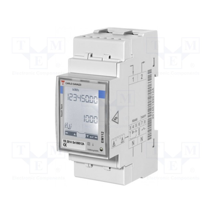 Счетчик электроэнергии 230В CARLO GAVAZZI EM112DINAV01XM1PFB (EM112DINAV01XM1PFB)