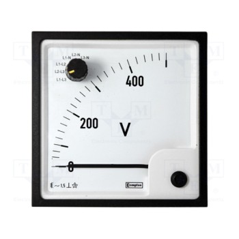 Измеритель панельный аналоговый CROMPTON - TE CONNECTIVITY E243-02Q-G-01