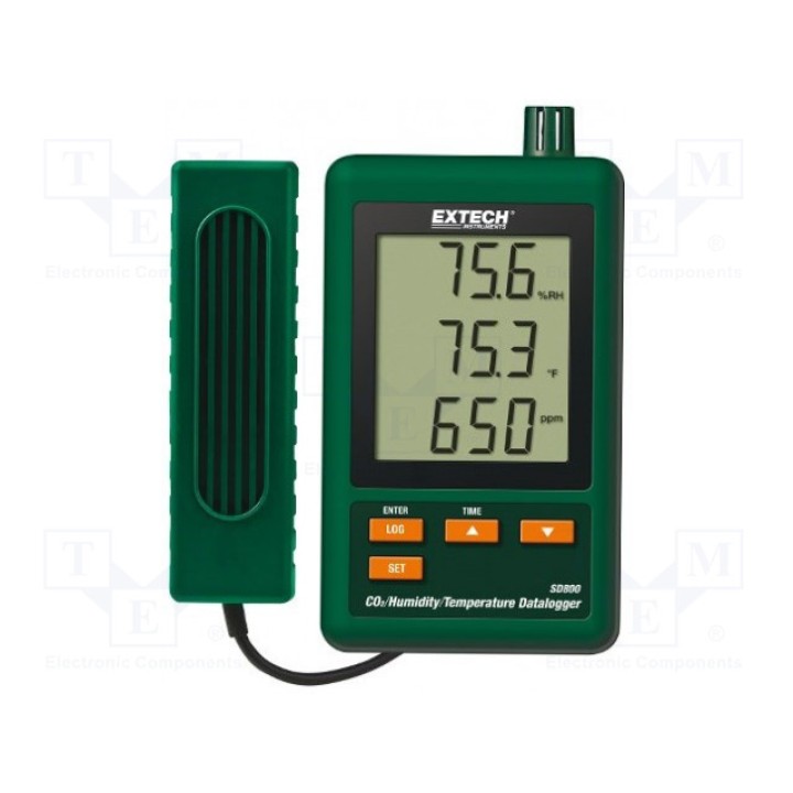 Регистратор окиси углерода температуры и влажности EXTECH SD800 (SD800)