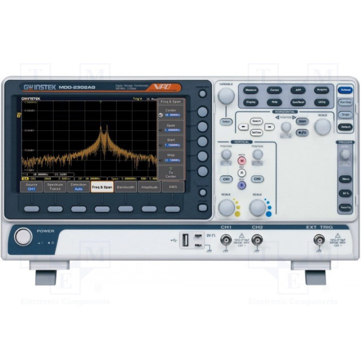 Осциллограф цифровой GW INSTEK MDO-2302AG (MDO-2302AG)