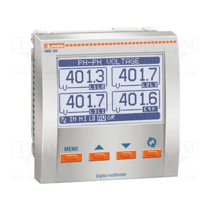 Ваттметр на панель LOVATO ELECTRIC DMG 700 L01 (DMG700L01)