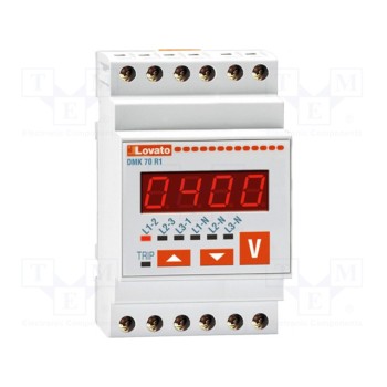 Модульный измеритель напряжения AC LOVATO ELECTRIC DMK70R1