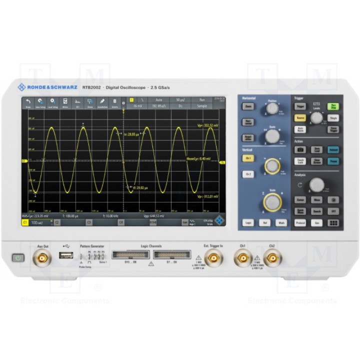 Осциллограф смешанных сигналов ROHDE & SCHWARZ RTB2K-202M (RTB2K-202M)