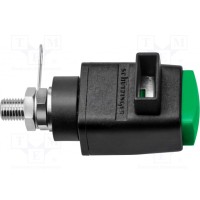 Зажим лабораторный зеленый SCHUTZINGER SDK5230-GN
