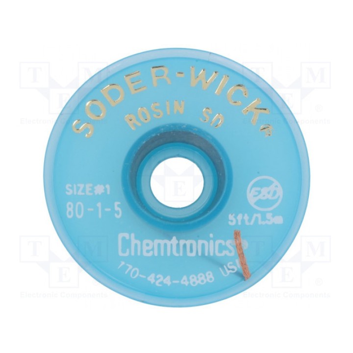 Лента распаивающая CHEMTRONICS SW80-1-5 (CH-SW80-1-5)