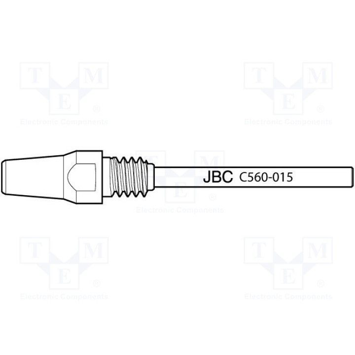 Наконечник для демонтажных паяльников JBC TOOLS C560015 (JBC-C560015)
