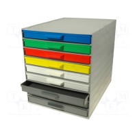 Стационарная кассетница с выдвижными ячейками LICEFA A1-4-9BUNT
