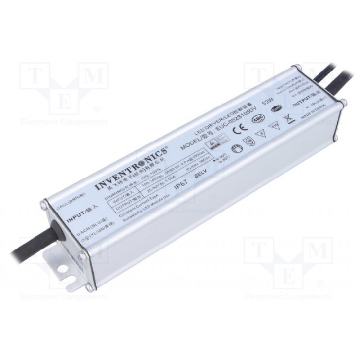 Блок питания импульсный LED INVENTRONICS EUC-052S105DV (EUC-052S105DV)