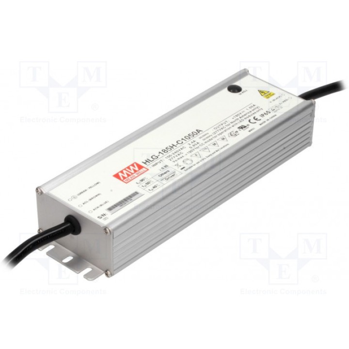 Блок питания импульсный LED MEAN WELL HLG-185H-C1050A (HLG-185H-C1050A)