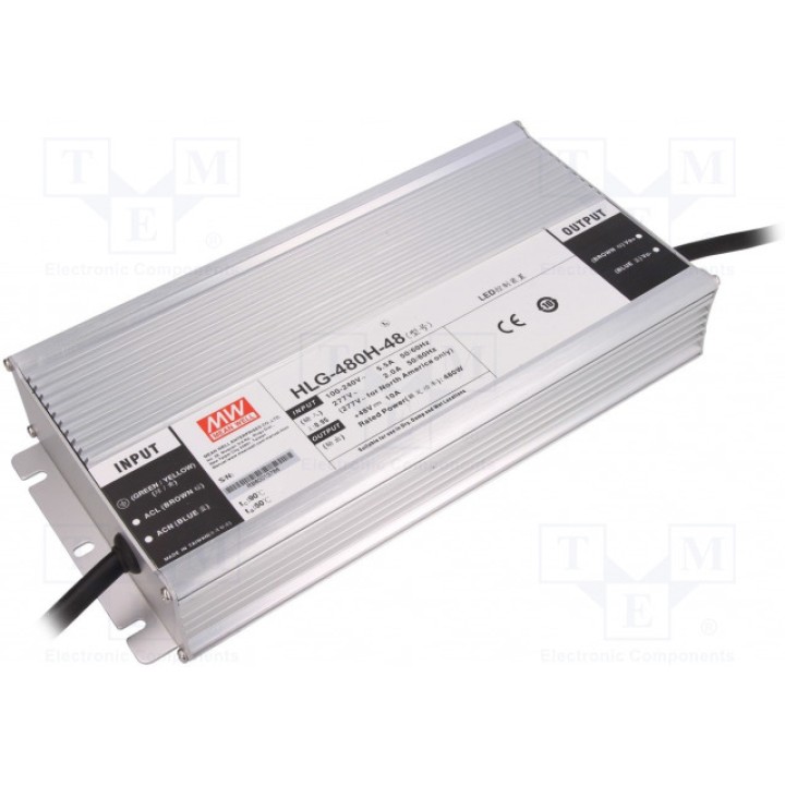 Блок питания импульсный LED 480Вт MEAN WELL HLG-480H-48 (HLG-480H-48)