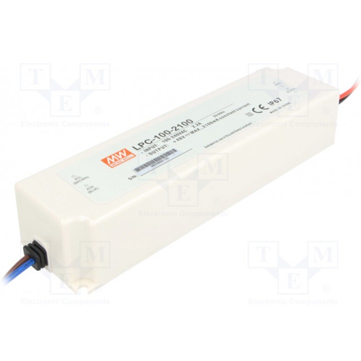 Блок питания импульсный LED MEAN WELL LPC-100-2100 (LPC-100-2100)