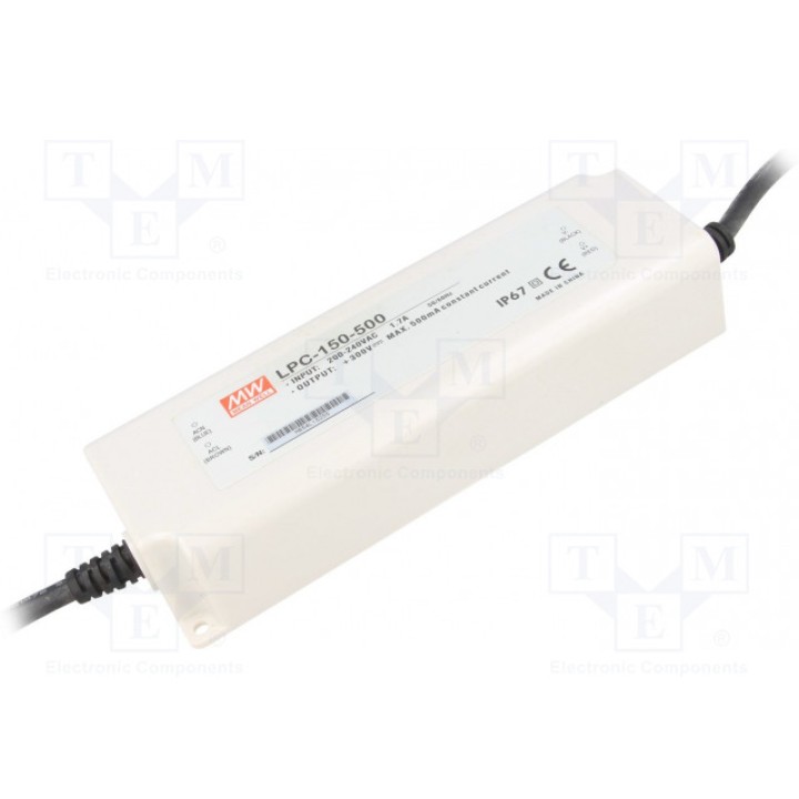 Блок питания импульсный LED 150Вт MEAN WELL LPC-150-500 (LPC-150-500)