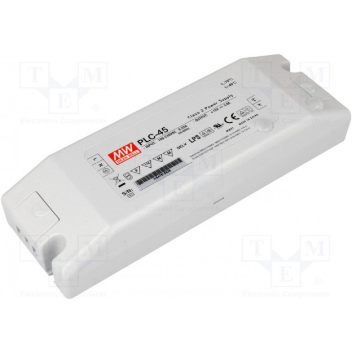 Блок питания импульсный LED 46Вт MEAN WELL PLC-45-20 (PLC-45-20)