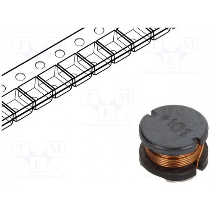 Дроссель проволочный SMD 39мкГн 44А BOURNS SDR0805-3R9ML (SDR0805-3R9ML)