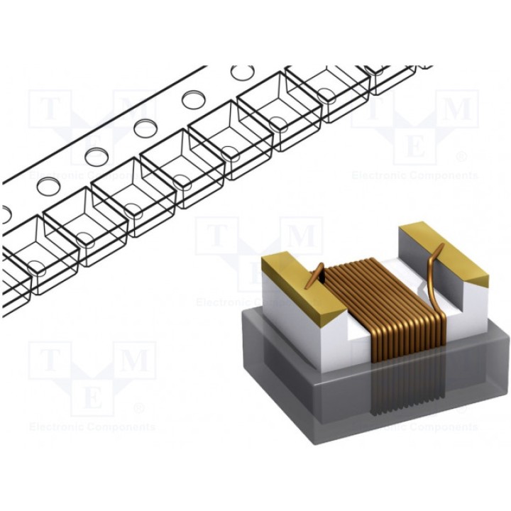 Дроссель проволочный SMD 1210 82нГн FASTRON 1210AS-082J-01 (1210AS-082J-01)