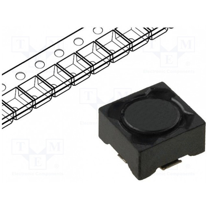 Дроссель проволочный SMD FERROCORE DE0704-12 (DE0704-12)