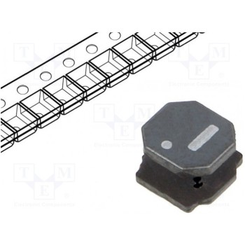 Дроссель проволочный SMD FERROCORE DJNR6045-820