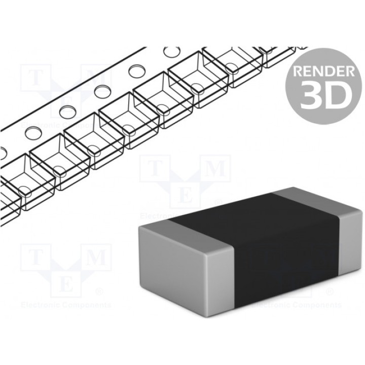 Дроссель ферритовый SMD 1206 1мкГн FERROCORE DL1206-1R0 (DL1206-1)