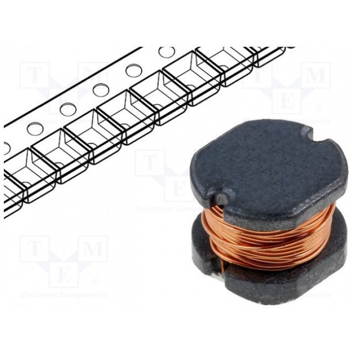 Дроссель проволочный SMD FERROCORE DLG-0504-101 (DLG-0504-101)