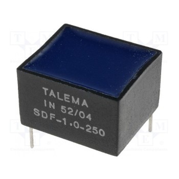 Дроссель проволочный THT 250мкГн TALEMA SDF250A1.0