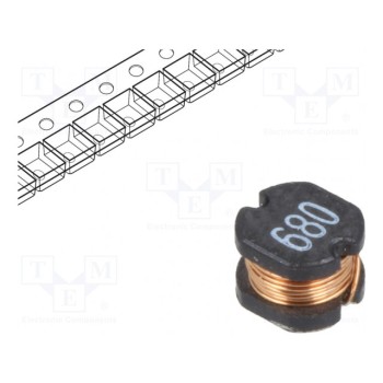 Дроссель проволочный SMD 68мкГн TRACO POWER TCK-133