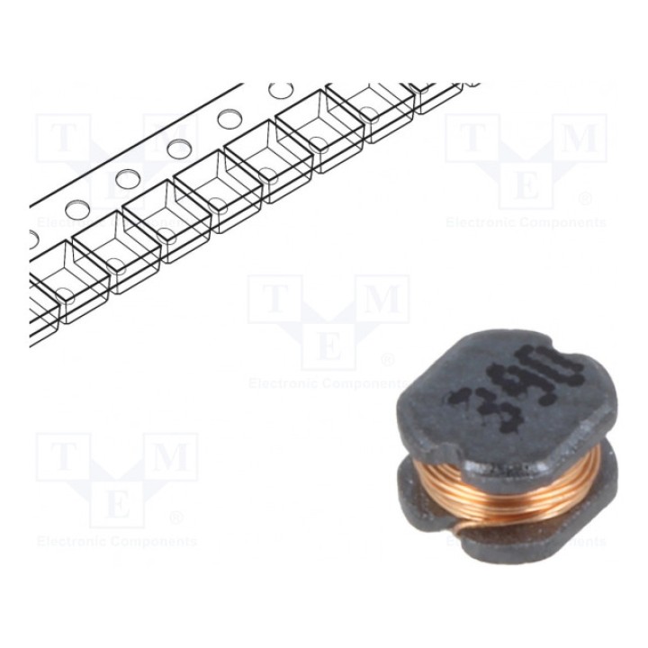 Дроссель проволочный SMD 39мкГн TRACO POWER TCK-155 (TCK-155)