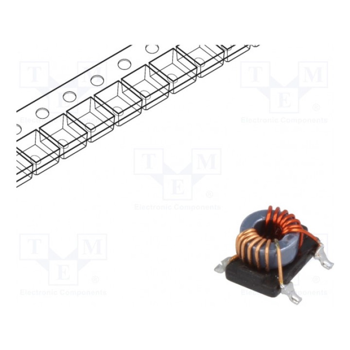 Дроссель проволочный SMD 556мкГн TRACO POWER TCK-162 (TCK-162)